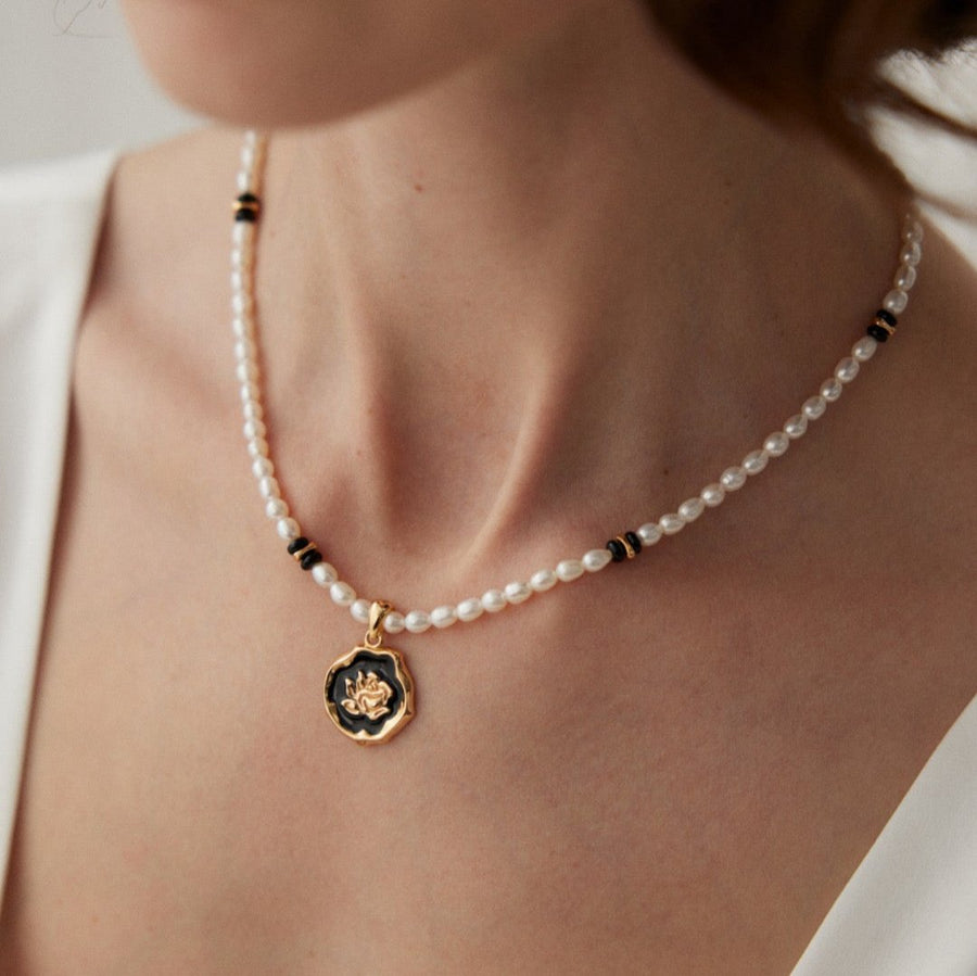 Lysandra Pearl Necklace