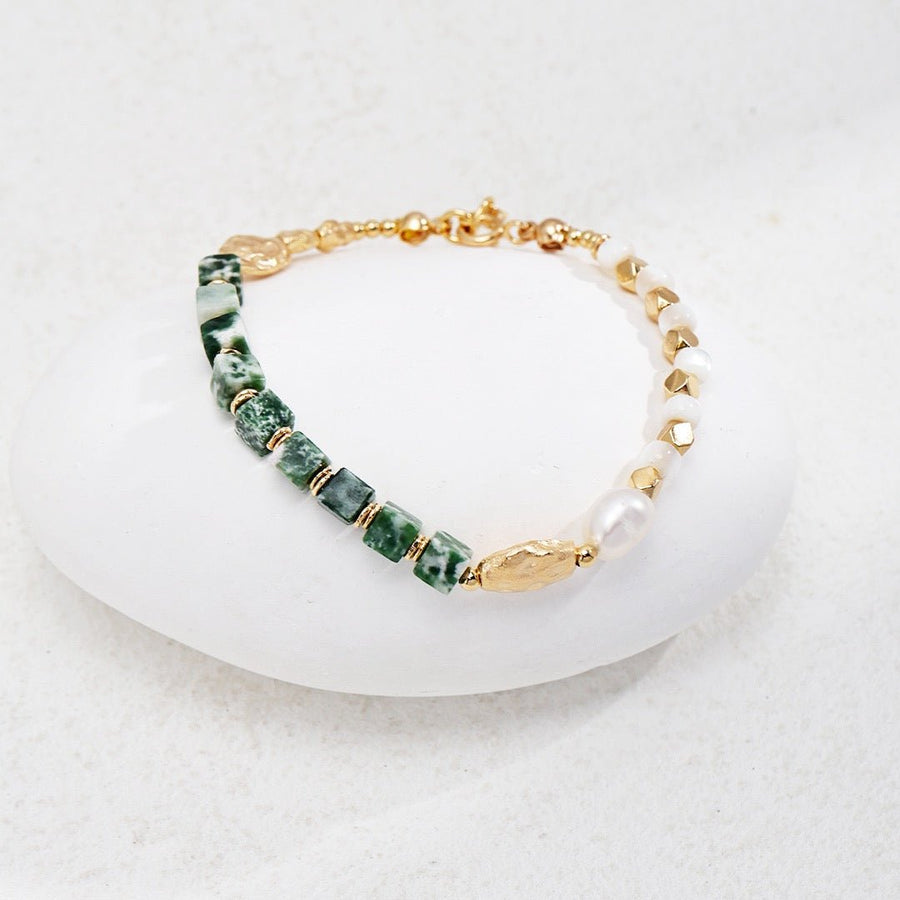 Green Abalone Pearl Bracelet