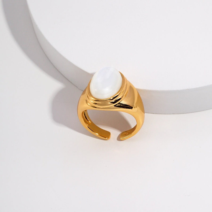 Agate Open Ring