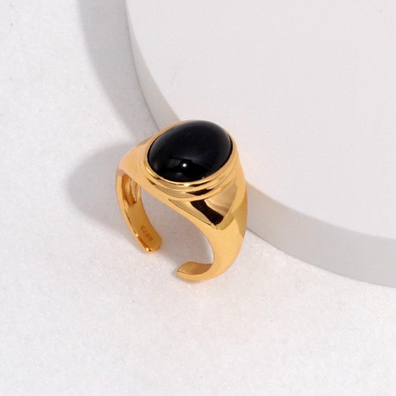 Agate Open Ring