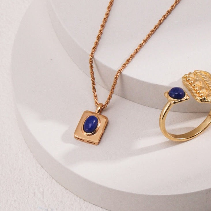 Celestia Lapis Necklace