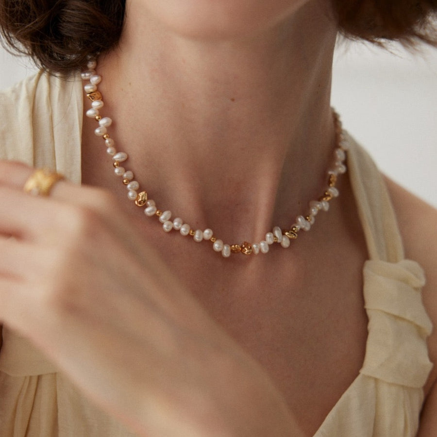 Chandelier Pearl Necklace