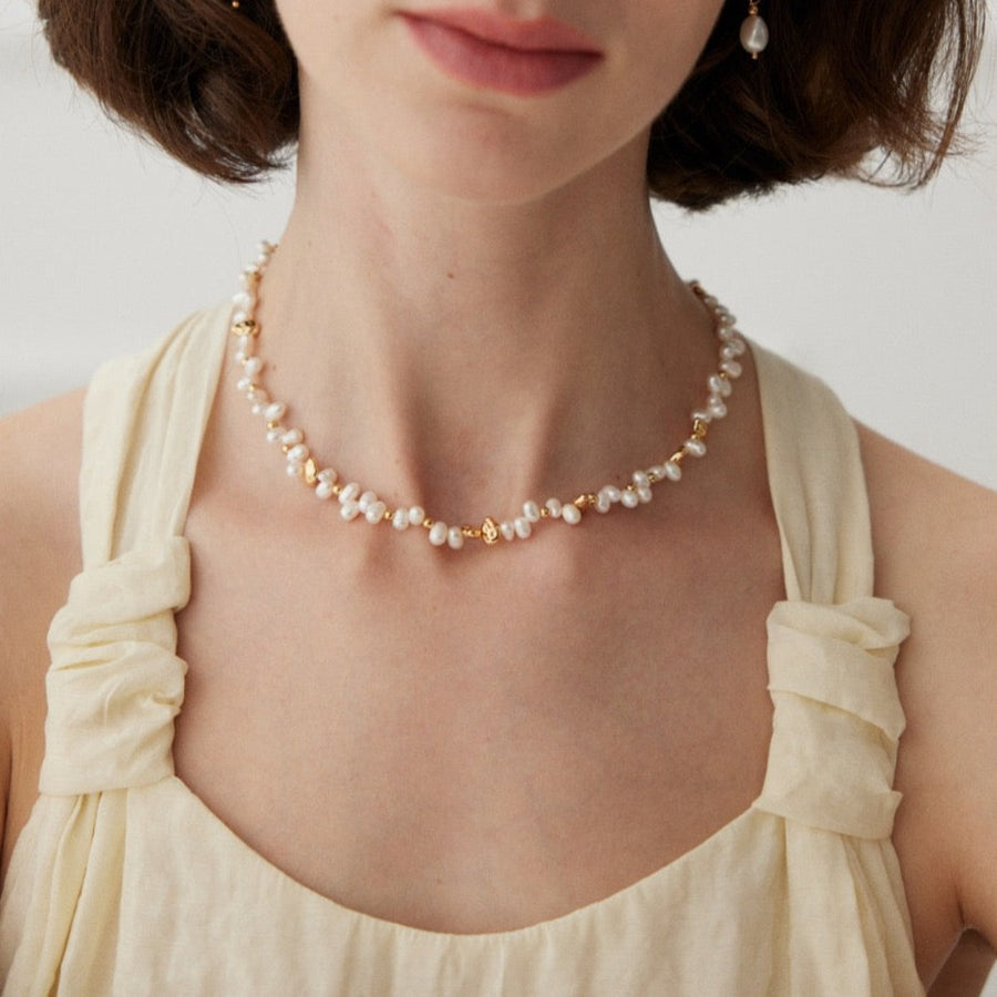 Chandelier Pearl Necklace